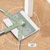 Rrlihjgu Wood Floor Mop, Rotating Flat Dust Mop with 2 Washable Cloths view 4