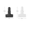 Heavy-Duty Spring Clamp Clips, Black and White Metal with Rubber Hinge, 8 Pieces view 2