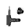 Heavy-Duty Spring Clamp Clips, Black and White Metal with Rubber Hinge, 8 Pieces view 4