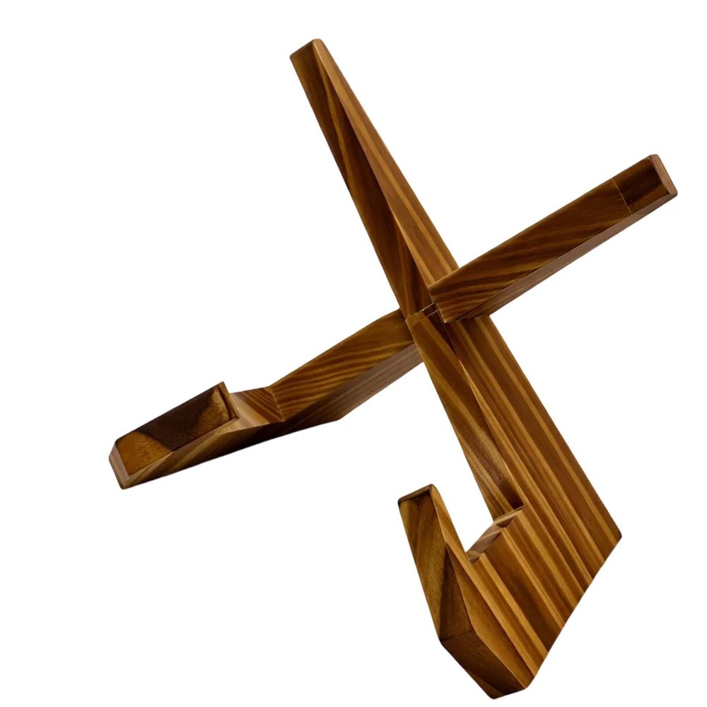 GSOIDJY 16 cm Wooden Plate Stand