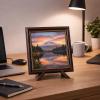 GSOIDJY 16 cm Wooden Plate Stand view 4