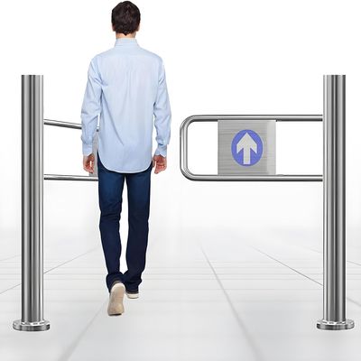 High-Visibility Swing Gate, 90° Opening, Automatic Closing