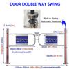 High-Visibility Swing Gate, 90° Opening, Automatic Closing view 2