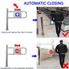 High-Visibility Swing Gate, 90° Opening, Automatic Closing view 3