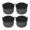 Bulevisiter 4-Piece Silicone Air Fryer Baking Cup Set view 1