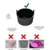 Bulevisiter 4-Piece Silicone Air Fryer Baking Cup Set view 2