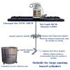 Electric Tank Mixer with Folding Propeller and Telescopic Agitator for Ink Dissolving and Industrial Mixing view 2