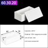 1 Pc 99% Pure Magnesium Oxide Crucible, High-Temperature MgO Ceramic Boat with Lid (60 × 30 × 20 mm) view 2