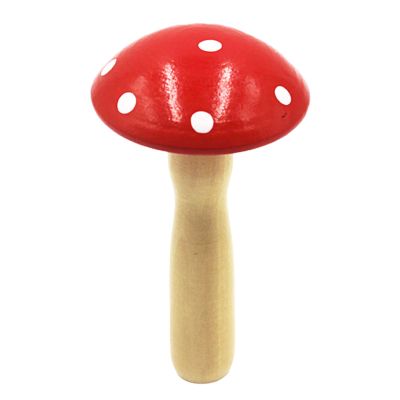 HohuzSruk 2-Piece Wooden Darning Mushroom Set, 10 x 5.5 cm, for Socks