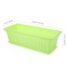 HOMSFOU 4-Pack Rectangular Window Boxes with Saucers for Herbs view 2