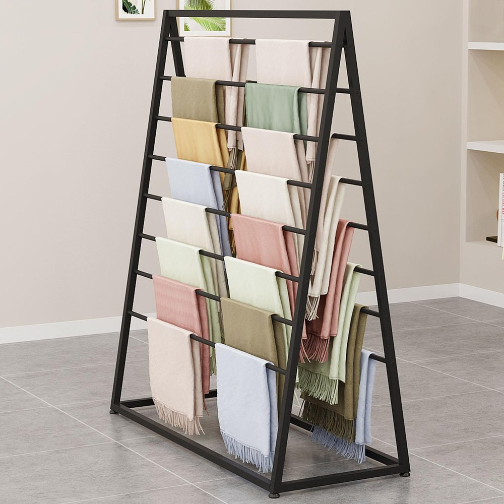 Double-Sided Silk Scarf Holder and Accessory Organizer