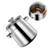 HUANGING Stainless Steel Grease Container with Removable Filter view 2