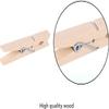 Clothespins, 10 Pieces, Durable Wooden Clothespins view 4
