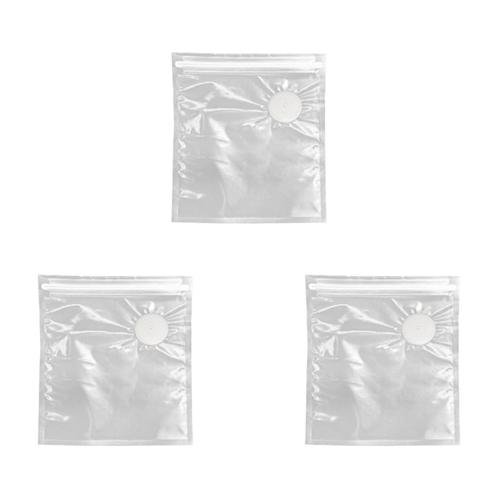Reusable Vacuum Bags with Air Valve (3 Pack)