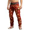 Caxndycing Men's Red Jogger Pants with Clown Print view 1