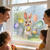 Easter Window Stickers 30 X 30 Cm, Double-Sided, Cute Spring Stickers view 2