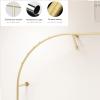 Creative Wall-Mounted Clothing Rack with Pipe Shelf, Gold Towel and Clothing Organizer (350 cm) view 3