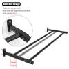 Wall-Mounted Yoga Ball Storage Rack 4896 for Exercise, Basketballs & Soccer Balls, Home Gym, Stylish White Design (124 cm), Space-Saving Solution view 3