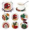 MHwan Diamond Painting Coasters, 8-Piece Set for Adults view 1