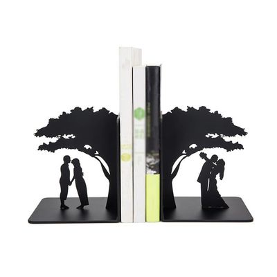 Decorative Metal Bookends, 1 Pair