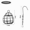 4-Pack Metal Hanging Bird Feeders with Chains and Suet Ball Holders view 2
