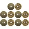 Dianzan Round Metal Buttons, 10 Pieces, Vintage Sewing Buttons view 1