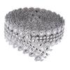 4.5m Rhinestone Chain with Crystal Flowers view 1