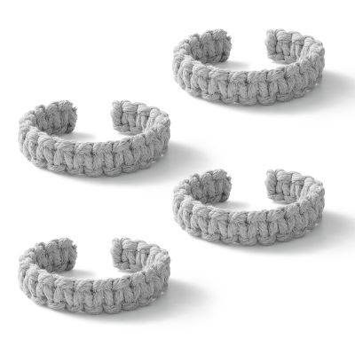CHUQING Curtain Tiebacks Set of 4 Boho Style