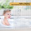 ZTAOPSH Clear PEVA Shower Curtain, 260 x 95 cm view 2