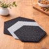 Hexagon Felt Coasters view 2