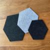 Hexagon Felt Coasters view 4