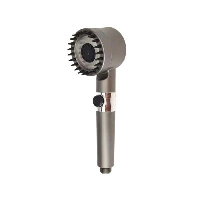 Portable Shower Head with 3 Speed Settings, Black, 5 Filters