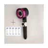 Portable Shower Head with 3 Speed Settings, Black, 5 Filters view 2