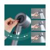 Portable Shower Head with 3 Speed Settings, Black, 5 Filters view 3