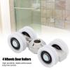 Fafeicy Hanging Sliding Door Rollers, Upper Rollers, 4-Pack, 150 kg Capacity, Steel and POM for Furniture and Wardrobe Replacement view 3