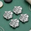 Mwqpgyh Button Covers for Women's Blouses - 4 Piece Removable Accessories - Clip Button Closure view 3