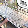 Versatile 304 Stainless Steel Perforated Sheet, 0.4 mm Thick, for Ventilation, DIY Projects, Mesh Panels and Equipment Covers (W x L x L): 10 x 1000 cm view 4