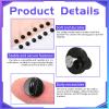 100 Pcs Rubber Pin Back Buttons view 4