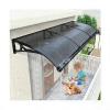 HUFIREHU Front Door Awning, Aluminum and Polycarbonate, 120 x 130 cm view 1