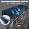 HUFIREHU Front Door Awning, Aluminum and Polycarbonate, 120 x 130 cm view 4
