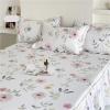 ERHTGUO Floral Ruffled Bed Skirt/Bedspread, 1-Piece, H, Single 120 x 200 cm view 4