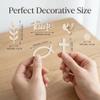 Satiskid 100-Piece Natural Wood Decoration Set view 3