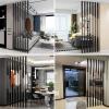 Privacy Screen Partition Posts, Freestanding Metal Room Divider, No Drilling, 5/8 pcs, 230 cm/91 in/7.5 ft view 4