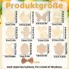 48-Piece Wooden Easter Ornaments Set view 2