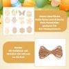 48-Piece Wooden Easter Ornaments Set view 3