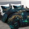 GEDAEUBA 4-Season Quilt 200 x 200 cm, Jungle Wild Animals, with 2 Pillowcases view 2