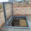 Durable Aluminum Roof Hatch, Rain-Resistant Attic Access Door, 50 x 50 cm (55 x 80 cm) view 1