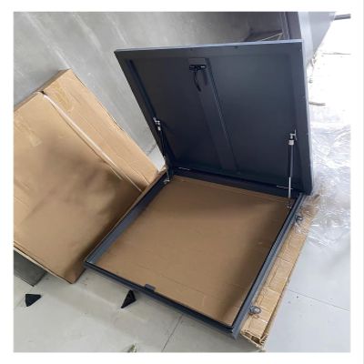 Galvanized Steel Roof Hatch with Handle, Multiple Sizes (30 x 36, 32 x 32, 26 x 30, 22 x 38, 30 x 30, 24 x 24, 24 x 36) for Shafts, Basements, and Well Openings (Interior Dimensions: 58.4 x 96.5 cm)