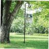 TOYANDONA 3-Piece Sturdy Metal Shepherd Hooks, 96 cm, for Flower Baskets, Bird Feeders and Outdoor Decor view 3
