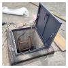 Durable Lockable Steel Roof Hatch, 55.9 x 76.2 cm Interior view 1